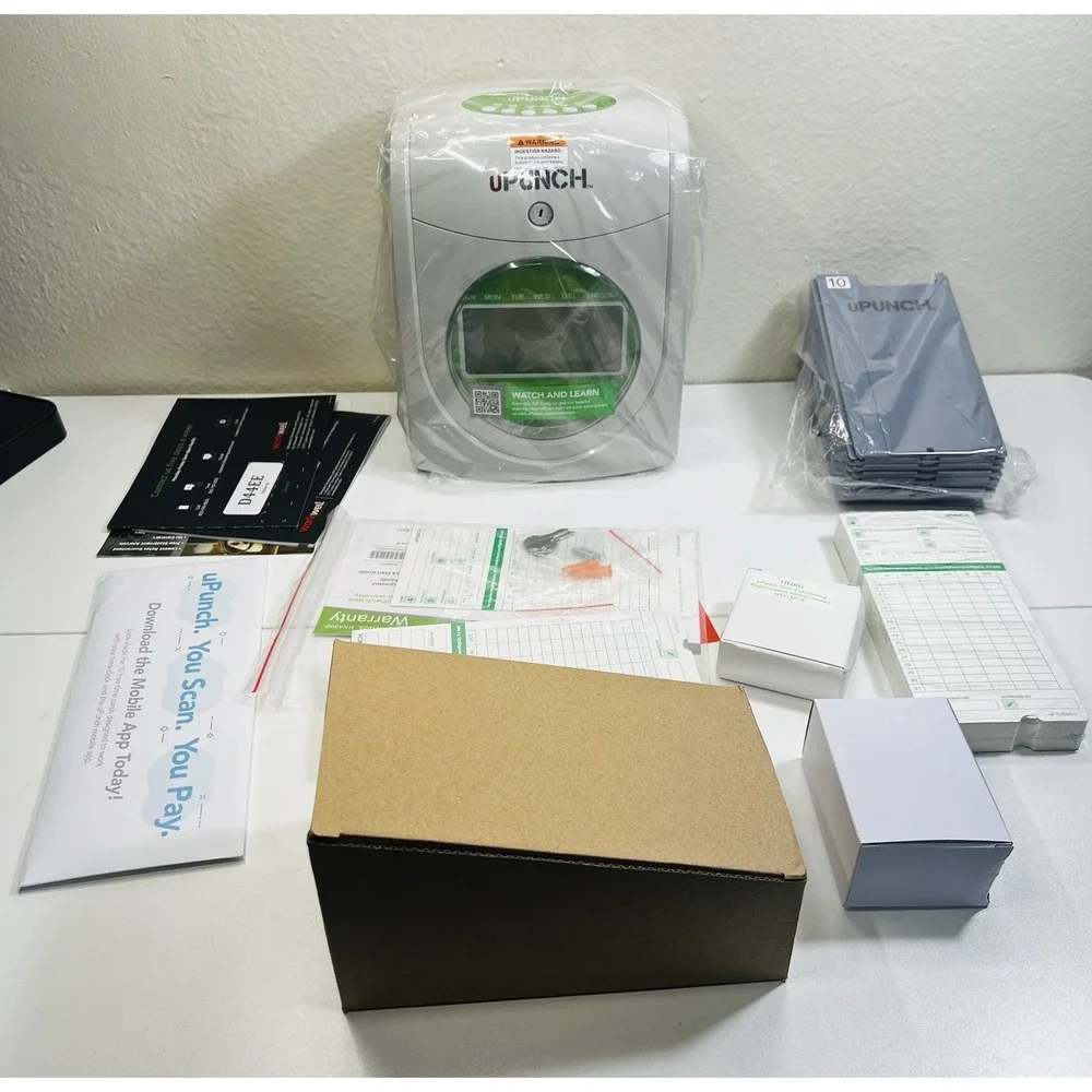 uPunch HN3500 Electronic Time Clock Non-Calculating | Small Business Punch Clock
